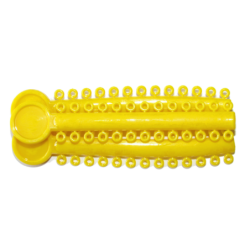 Ligadura elástica color amarilla 1040 unidades marca Fix Orthodontics