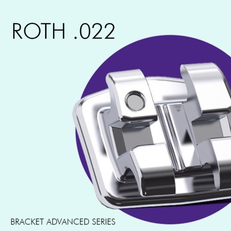 Reposiciones Brackets modelo Advanced Series Roth .022" Marca Orthometric