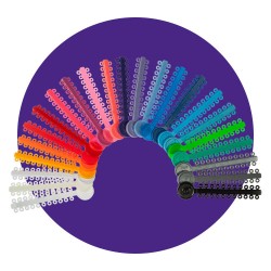 Ligaduras elásticas Marca Orthometric 30 colores para elegir