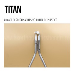 Alicate despegar adhesivo punta de plástico marca Titan