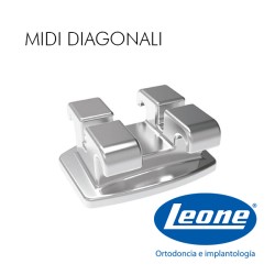 Bracket convencional metálico "Midi Diagonali" marca Leone