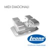 Bracket convencional metálico "Midi Diagonali" marca Leone