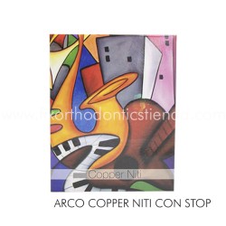 Arco Copper Niti universal Damon con stop Marca Fi Orthodontics